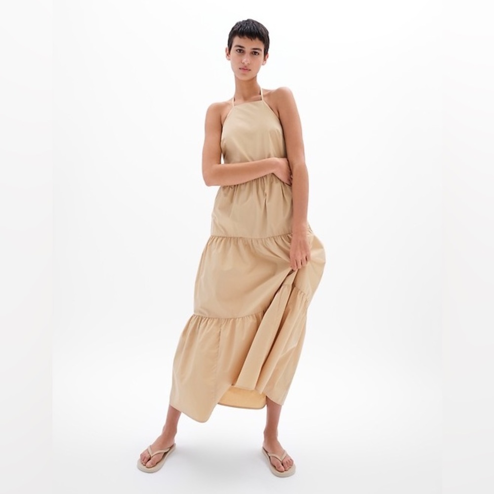 GAP Tan Maxi Dress
